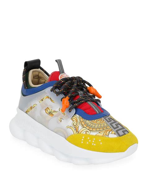 versace sneakers reaction|chain reaction sneakers Versace men's.